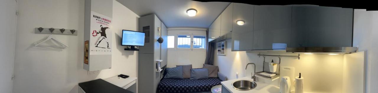 Cabine 17 Cosy Et Calme Au Dessus Du Vieux Port Marseille Luaran gambar